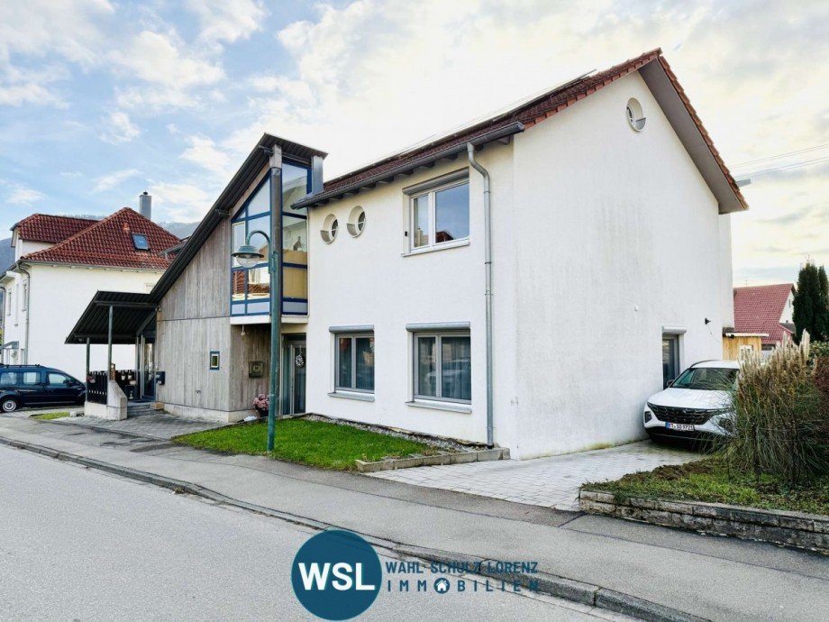 Seitenansicht, Stellplatz Etagenwohnung Dettingen an der Erms