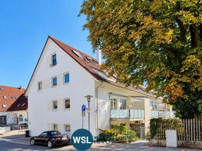Hauptbild 2,5-Zi. EG-Wohnung mit AUFZUG, Terrasse, G�rtle, TG-Stpl. & Aussen-Stpl. in N�rtingen-Neckarhausen.