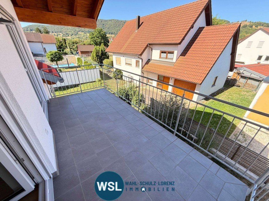 Westbalkon Dachgeschosswohnung Bissingen an der Teck