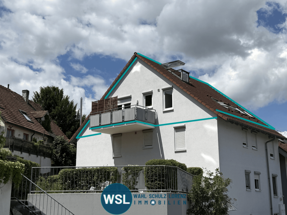 Ansicht Nord/Ost Dachgeschosswohnung K�ngen
