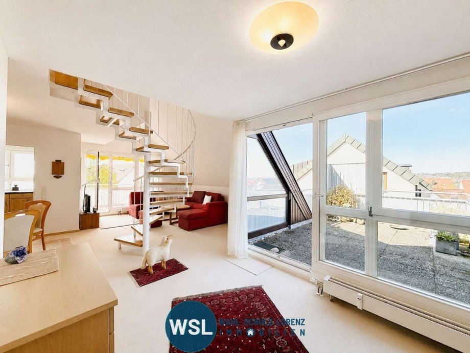 Wohnbereich Dachgeschosswohnung Filderstadt