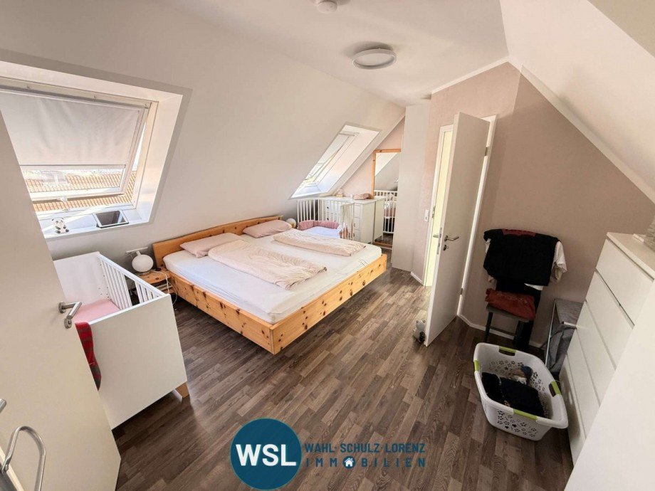Schlafzimmer im 2.DG Maisonettewohnung Filderstadt
