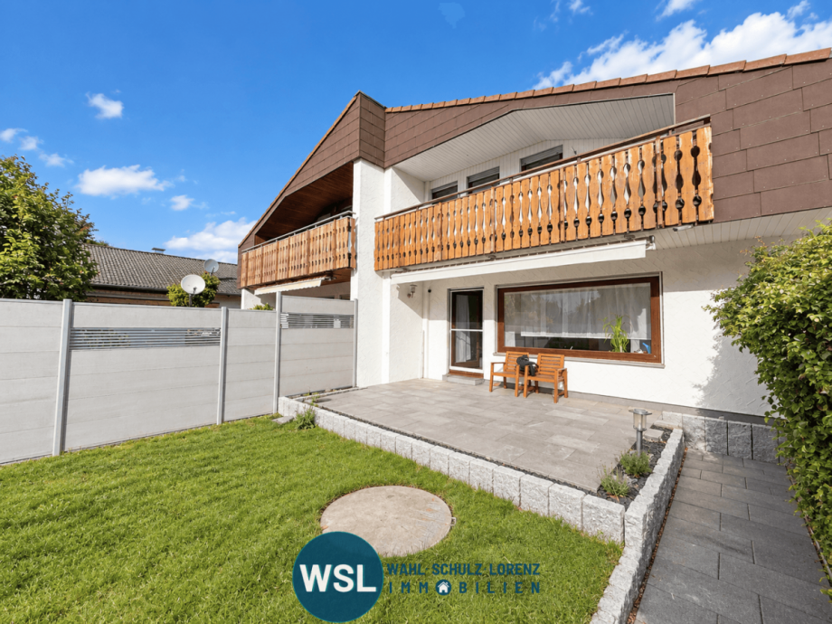 Sonnige Terrasse mit Garten Doppelhaush�lfte Lenningen