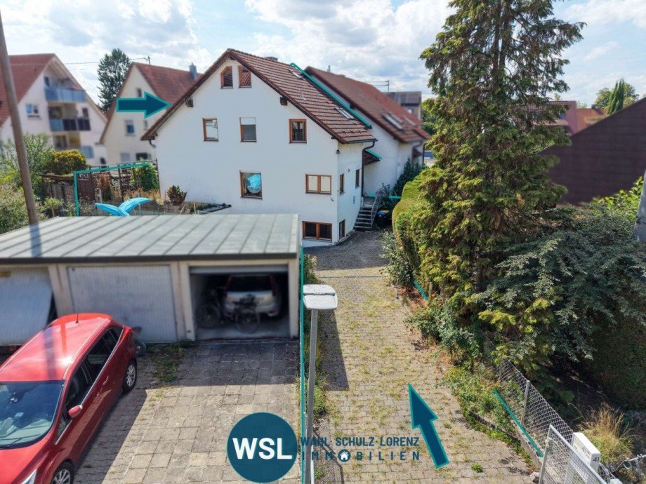 Hausansicht Ost Reihenendhaus Wendlingen am Neckar