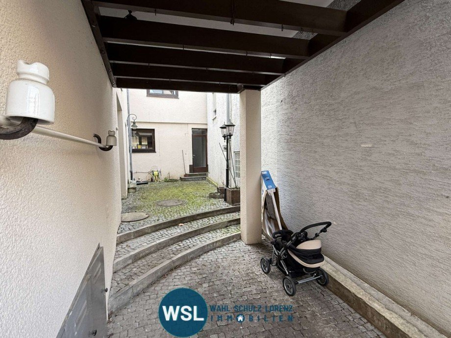 Innenhof f�r evtl. Fahrradabstellplatz B�rofl�che Kirchheim unter Teck