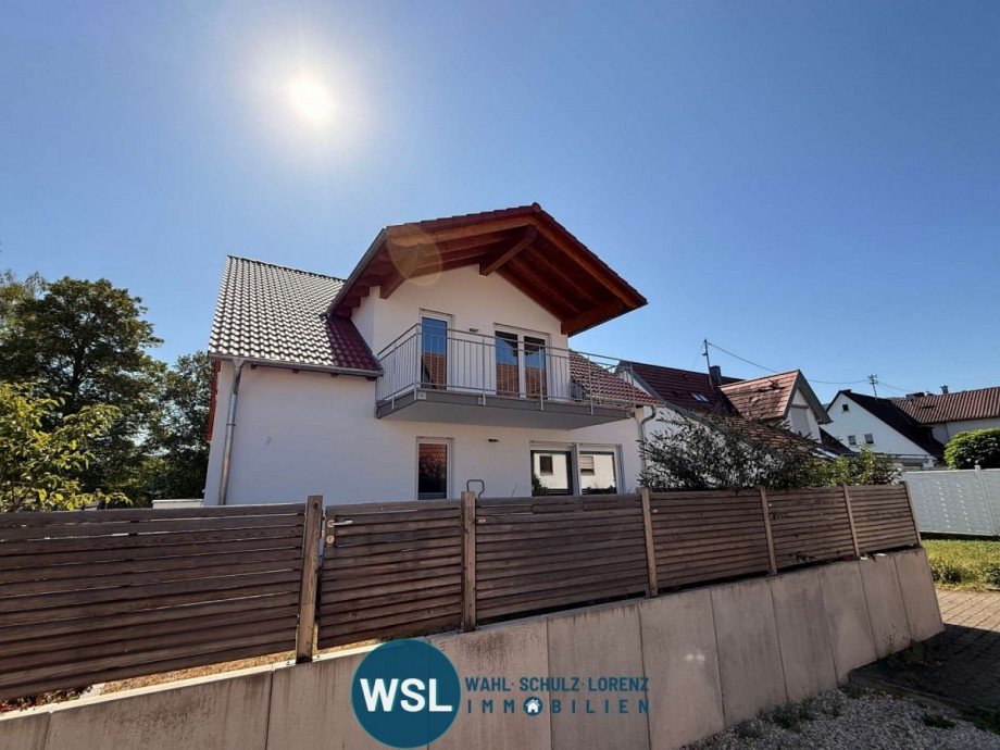 �berdachter West-Balkon Dachgeschosswohnung Bissingen an der Teck