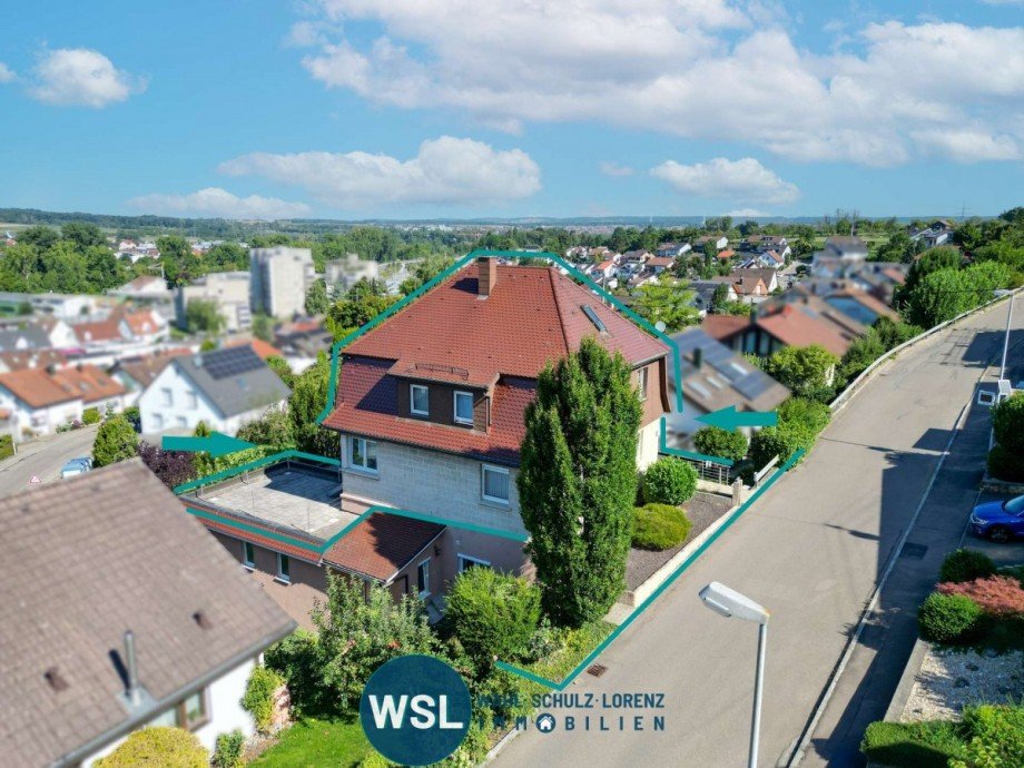 Ansicht S�d-Ost Doppelhaush�lfte Oberboihingen