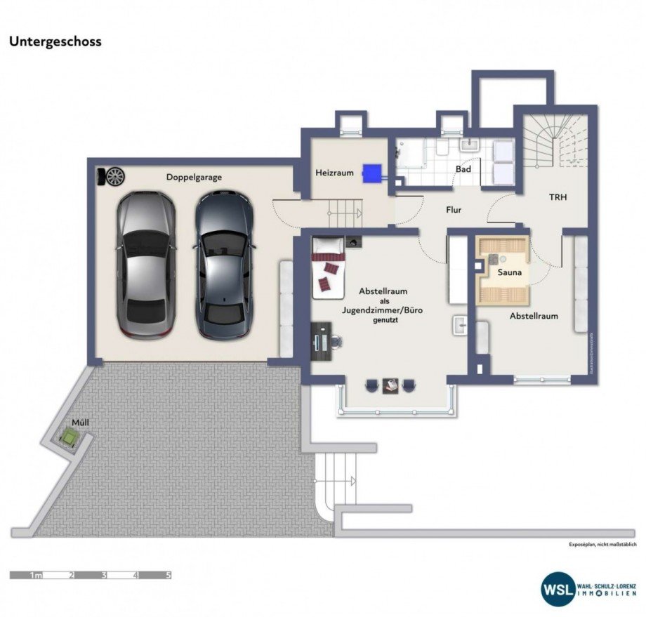 Grundriss UG Einfamilienhaus Reichenbach an der Fils