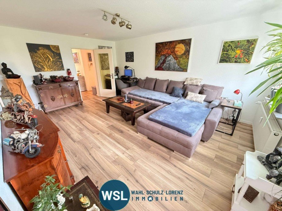 Wohnzimmer Etagenwohnung Kirchheim unter Teck