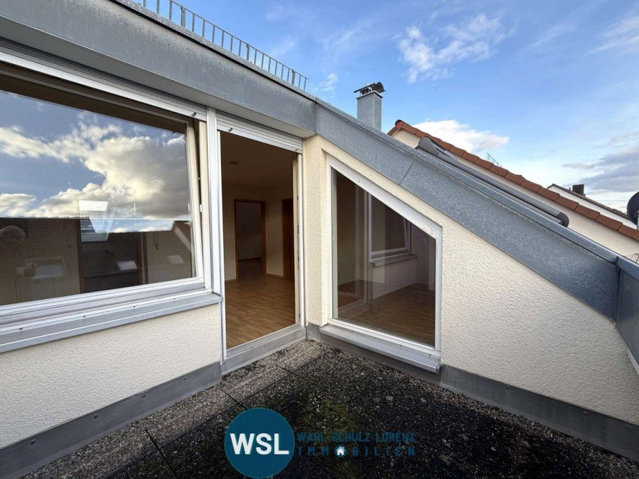 Dachbalkon Dachgeschosswohnung Wendlingen am Neckar