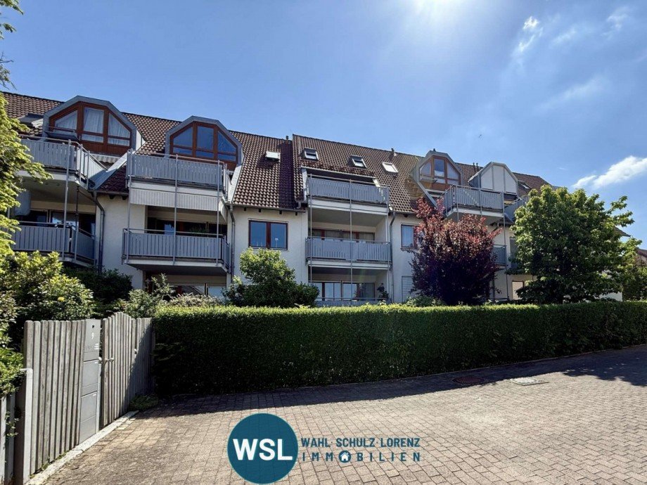 R�ckansicht Dachgeschosswohnung Filderstadt