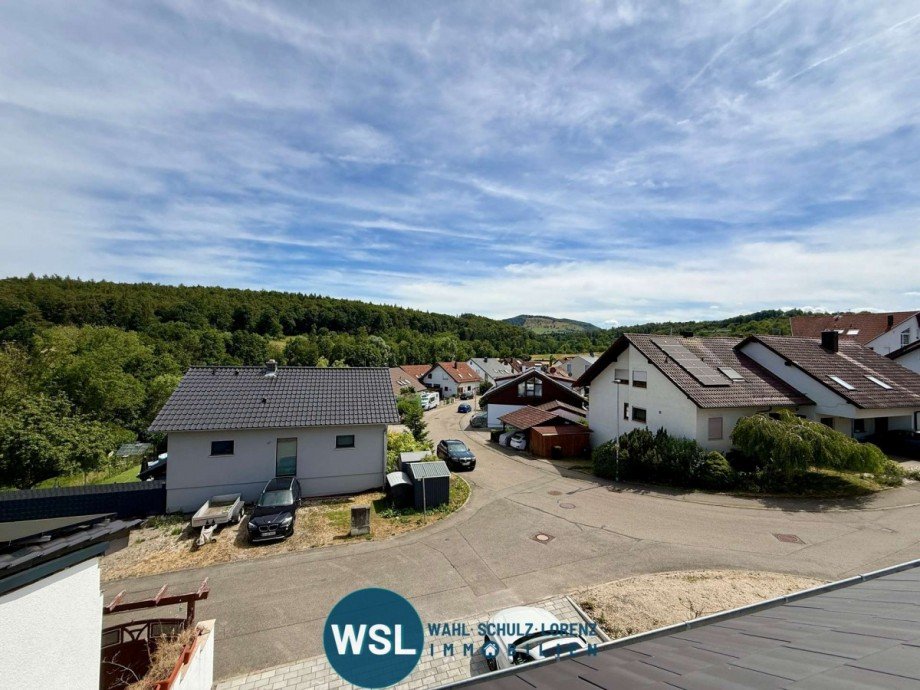 Blick aus dem Zimmer Doppelhaush�lfte Frickenhausen