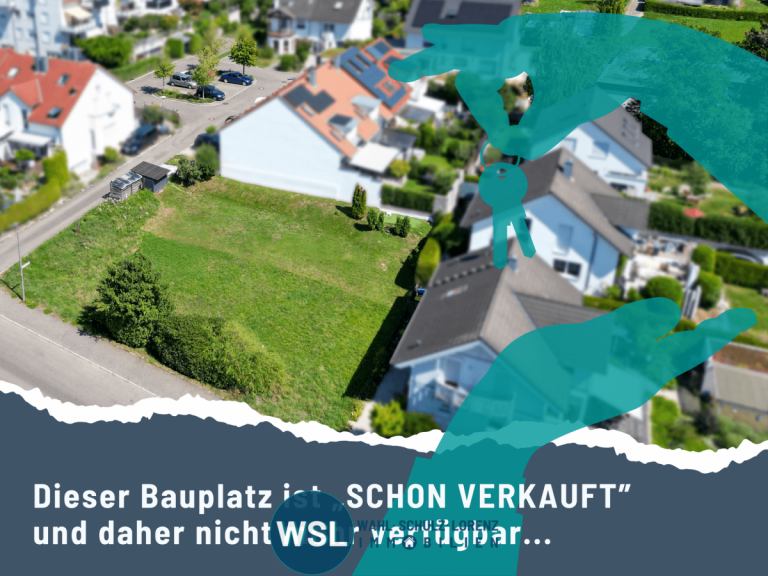  Aichtal - Aichtal Wohngrundst�ck VERKAUFT! Attraktive Baul�cke f�r 3 Reihenhausbaupl�tze in absolut ruhiger Ortsrandlage von Aichtal-Gr�tzingen