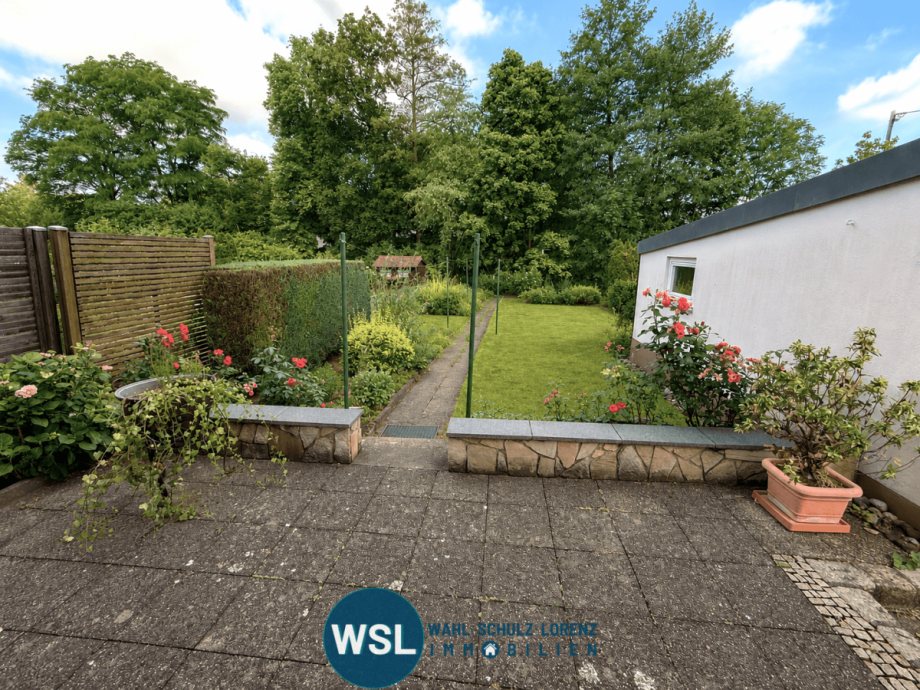 Terrasse mit Gartenzugang Reihenendhaus Kirchheim unter Teck