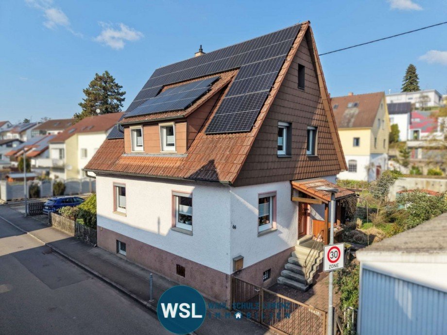 Hausansicht S�d Einfamilienhaus Wendlingen am Neckar