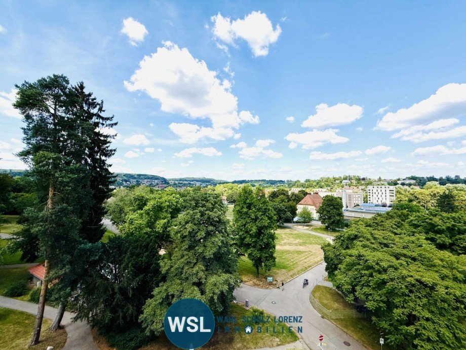 Ausblick Schlafzimmer Etagenwohnung N�rtingen