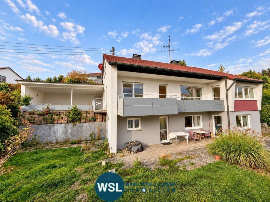 Gartenansicht Mehrfamilienhaus Esslingen am Neckar