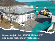  VERKAUFT: Attraktives Gewerbe-Objekt in idealer Top-Lage! LKW-Reparaturhalle mit Tankstelle und B�ror�umen.