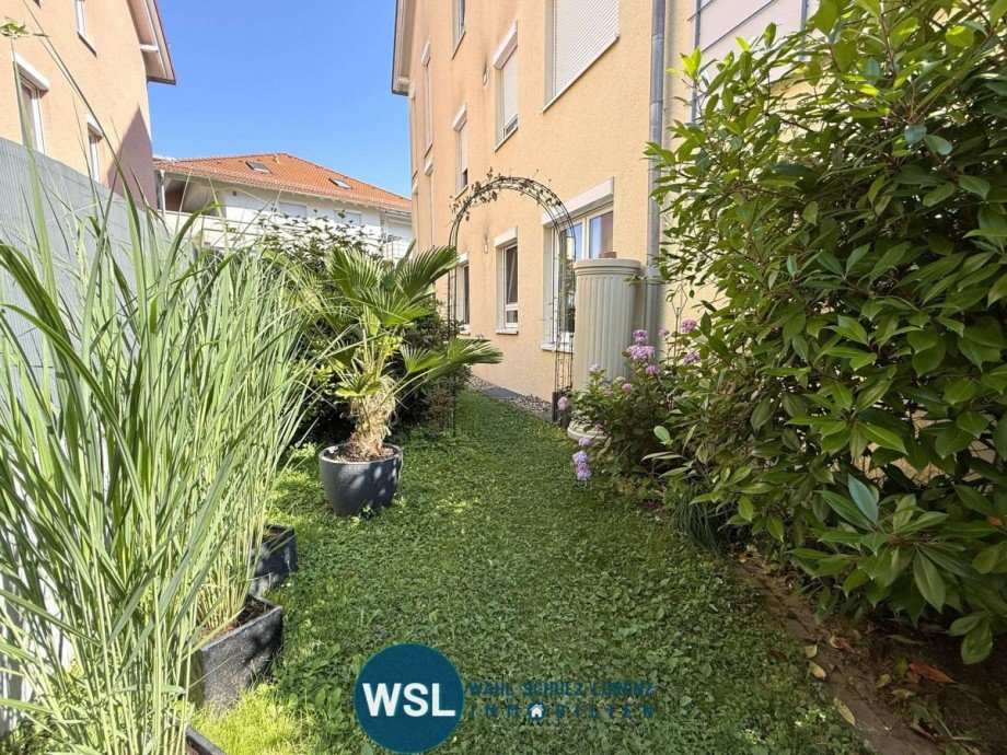 Garten Westseite Erdgeschosswohnung Kirchheim unter Teck