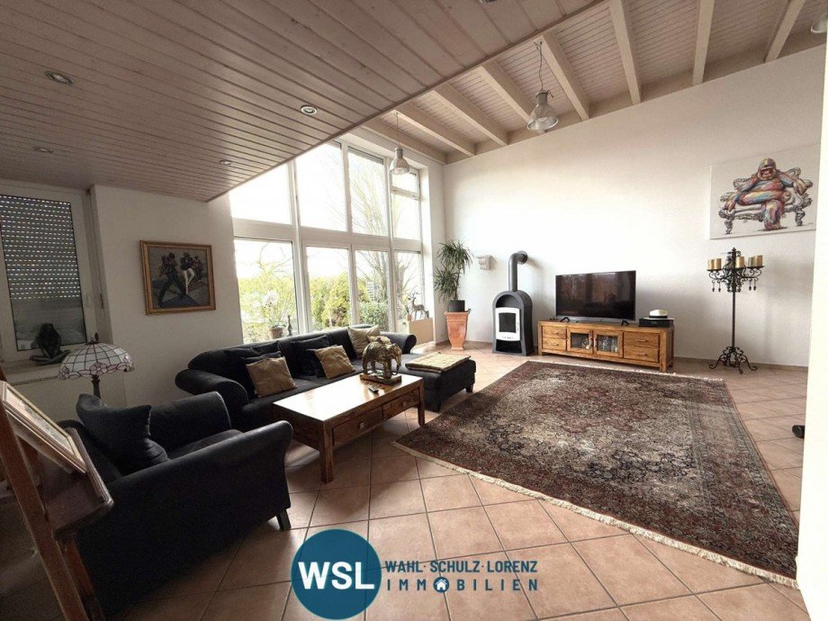 Wohnzimmer Doppelhaush�lfte Oberboihingen