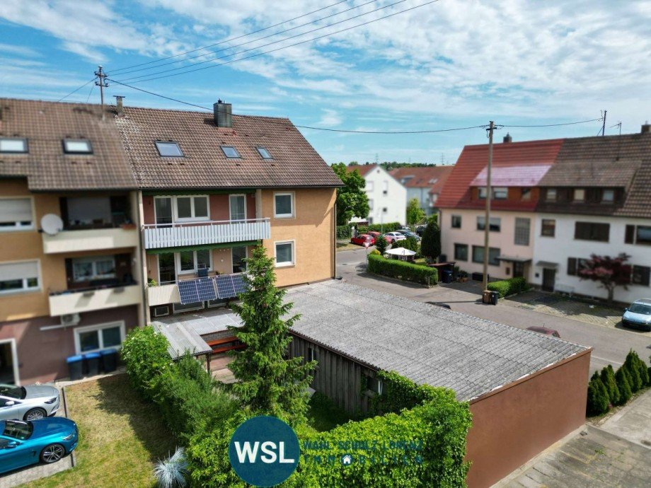 Hausansicht West Mehrfamilienhaus Wendlingen am Neckar