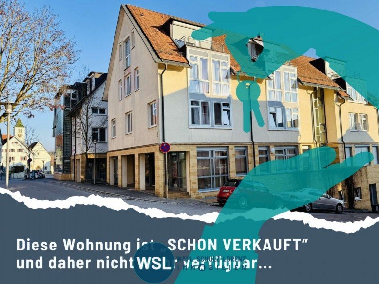  N�rtingen Dachgeschosswohnung VERKAUFT! Barrierearme, 2-Zimmer-Wohnung mit Balkon, Weitblick und TG-Stellplatz in N�rtingen-Neckarhausen