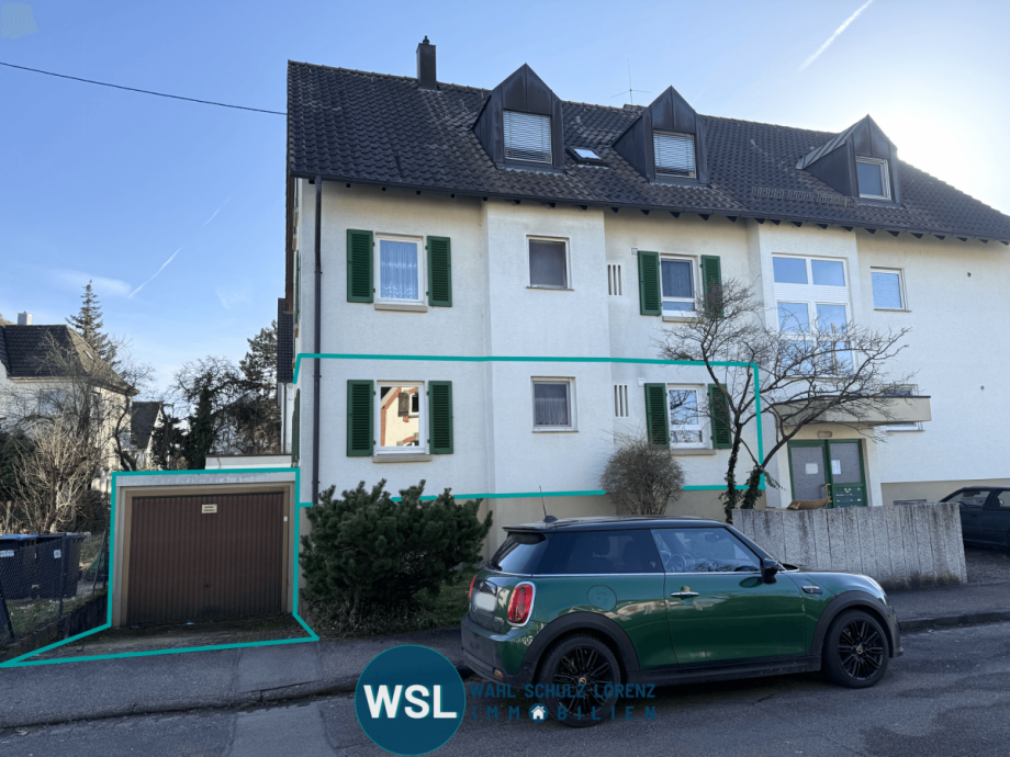 Hausansicht Nord Erdgeschosswohnung Wendlingen am Neckar