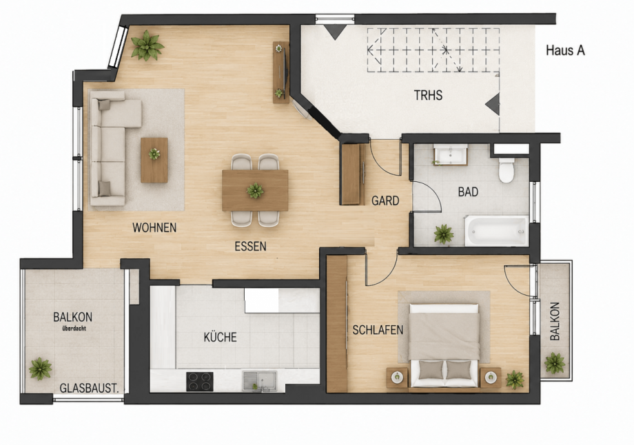 Grundriss 2.OG Etagenwohnung Kirchheim unter Teck
