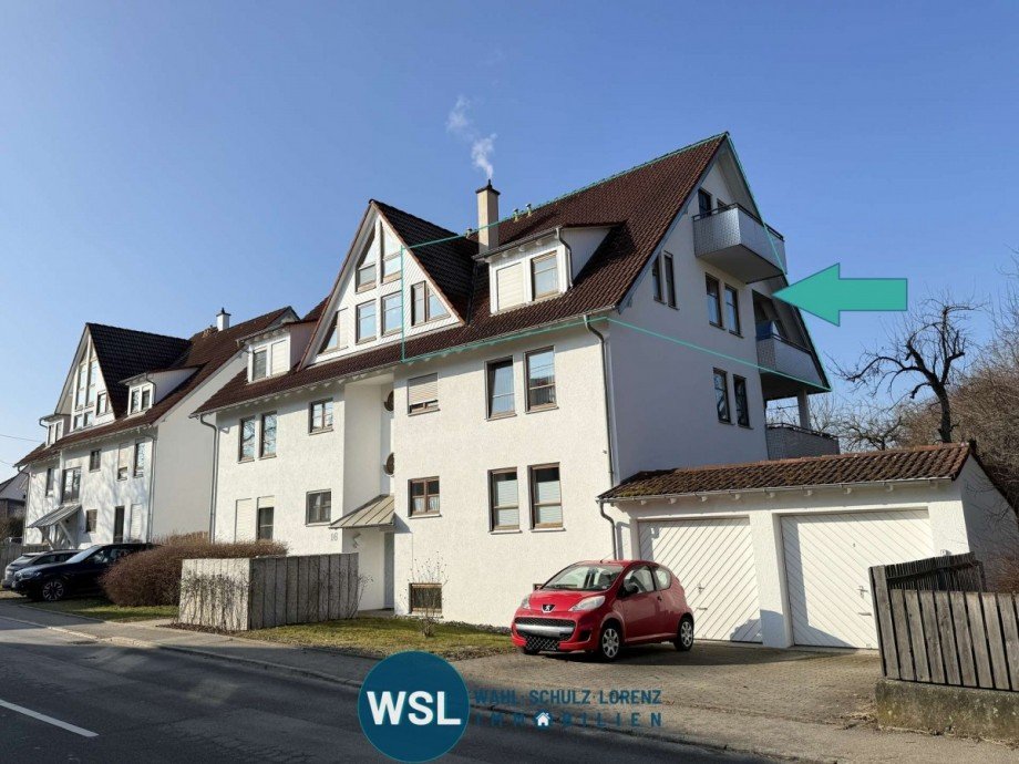Au�enansicht Dachgeschosswohnung Kusterdingen