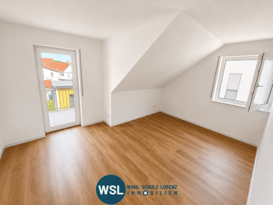 Schlafzimmer Dachgeschosswohnung Bissingen an der Teck