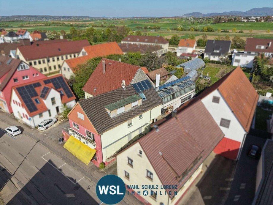 Ansicht Stra�e Rechts Zweifamilienhaus Dettingen unter Teck