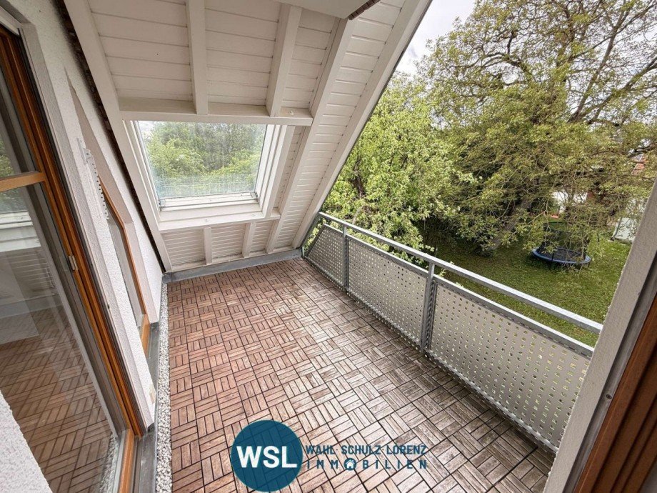�berdachter Balkon Dachgeschosswohnung Kusterdingen