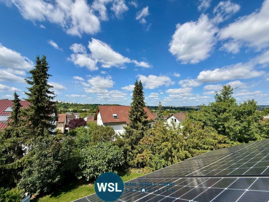 Blick aus dem DG Doppelhaush�lfte N�rtingen
