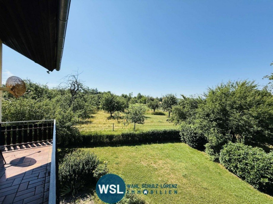 Blick vom Balkon Einfamilienhaus N�rtingen