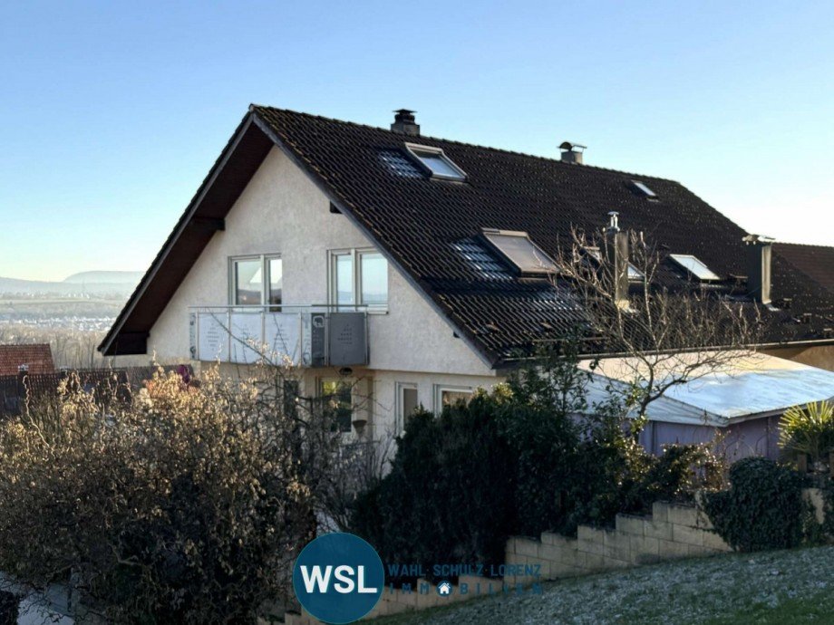 Hausansicht Nord-Ost Doppelhaush�lfte Unterensingen