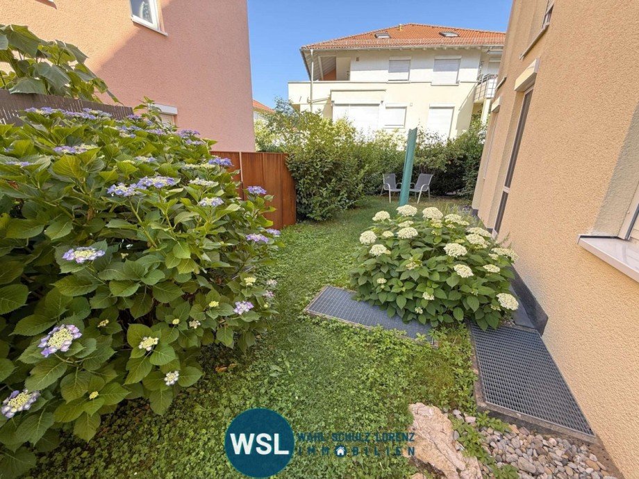 Rasenfl�che Erdgeschosswohnung Kirchheim unter Teck